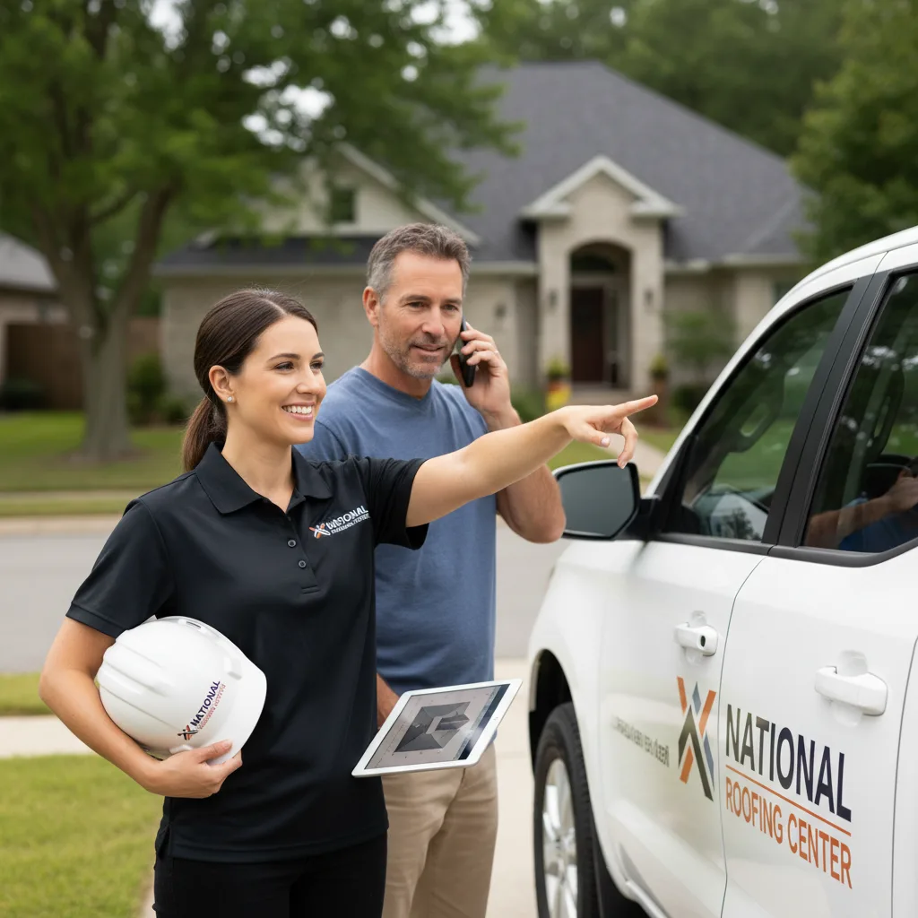 National Roofing Center customer support in Chouteau